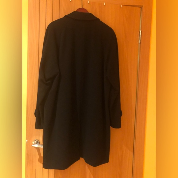 Wool Cashmere Coat Jacket With Pockets , Men’s Large, Made In Italy - Picture 2 of 4